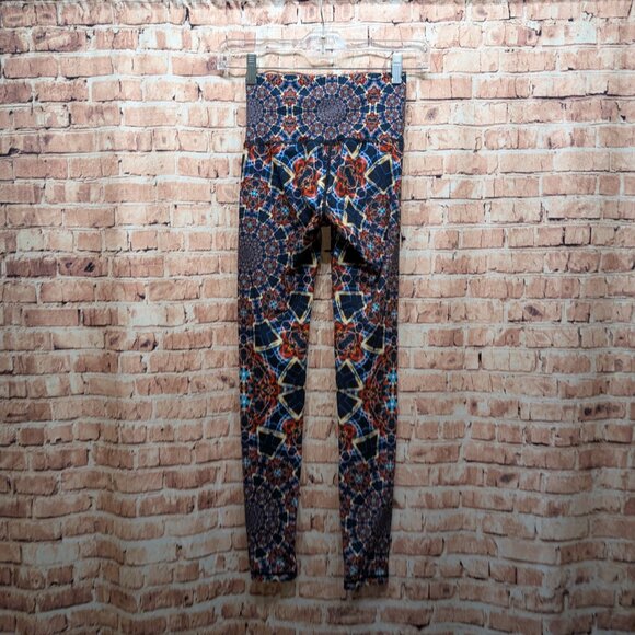 Wolven Colorful Geometric Pattern Leggings - Picture 7 of 11
